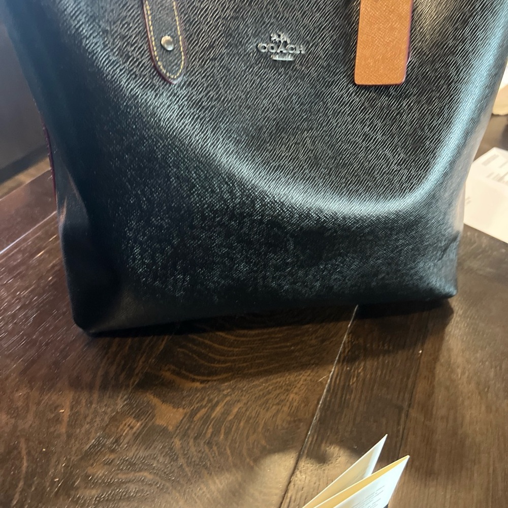 Coach X Mickey Red Bandana Reversible Tote - Picture 14 of 14
